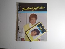 Michael Jackson Vintage 1984 Spiral Notebook & Mini Memo Pad Set Unused MJ