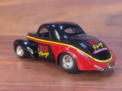 SpecCast Lawson Racing 1941 Willys Coupe Street Rod Die Cast Metal Bank Liberty - Picture 22 of 24