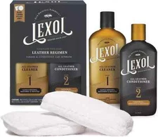 Lexol Conditioner Cleaner Kit Use on Car Leather Furniture Shoes Bags and &