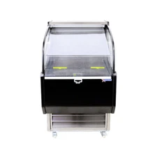 Omcan USA 44379 26" Self-Serve Refrigerated Display Case in Black, Deck Only,...