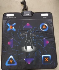 Datel universal dance pad/mat deluxe with memory foam PS2/XBOX/GAMECUBE Used