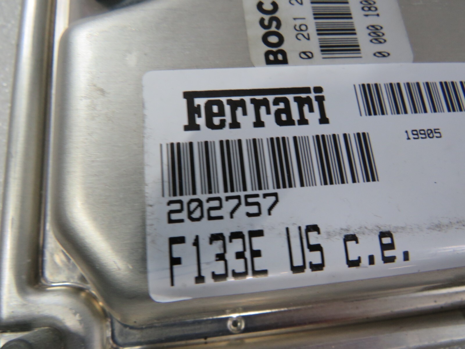 Ferrari 575, LH, Left, Engine Control Module, Used, P/N 202757