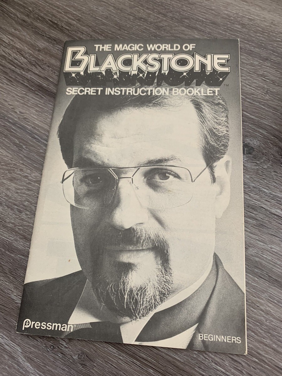 1983 Vintage The Magic World of Blackstone Beginner's Magic Set