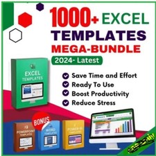 2000 plus Ready To Use Excel Sheet Templates With Reselling Rights