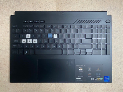 Asus TUF Dash F15 FX517Z FX517ZE UK-Tastatur mit Hintergrundbeleuchtung - 1 Taste + Scharniere + Gummi
