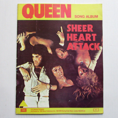 Queen 'Sheer Heart Attack' 1975 Feldman / Trident Sheet Music Book UK EMI Album