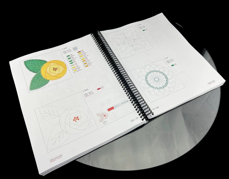 Husqvarna Viking Designer Epic 3 Sampler Book and Instruction Book