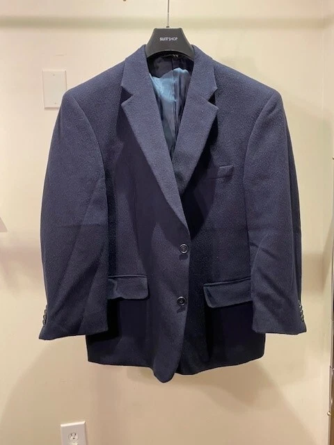 Ralph Lauren - Lauren Navy Camel Hair Sports Jacket 42R.
Opens in a new window or tab