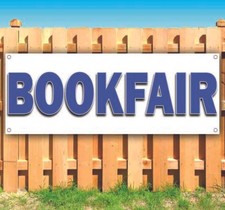 BOOKFAIR Advertising Vinyl Banner Flag Sign Many Sizes USA