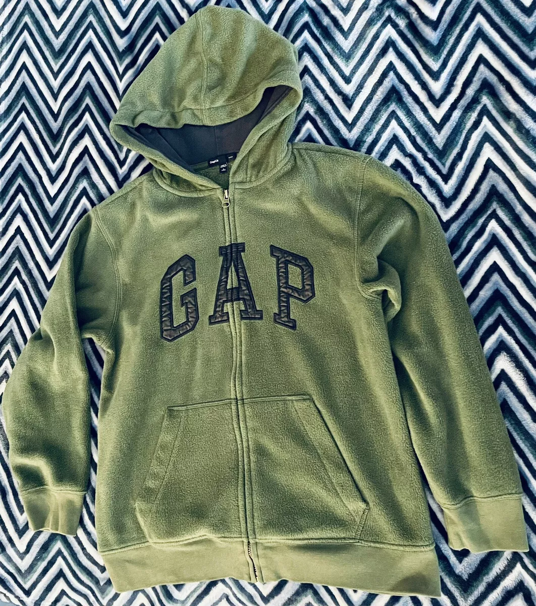 Olive green zipper hoodie sale