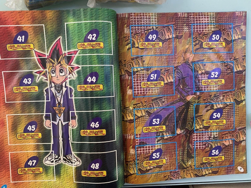 Álbum vintage de Yu-Gi-Oh y 200 sobres arte cromo hechos en Venezuela - Imagen 5 de 6
