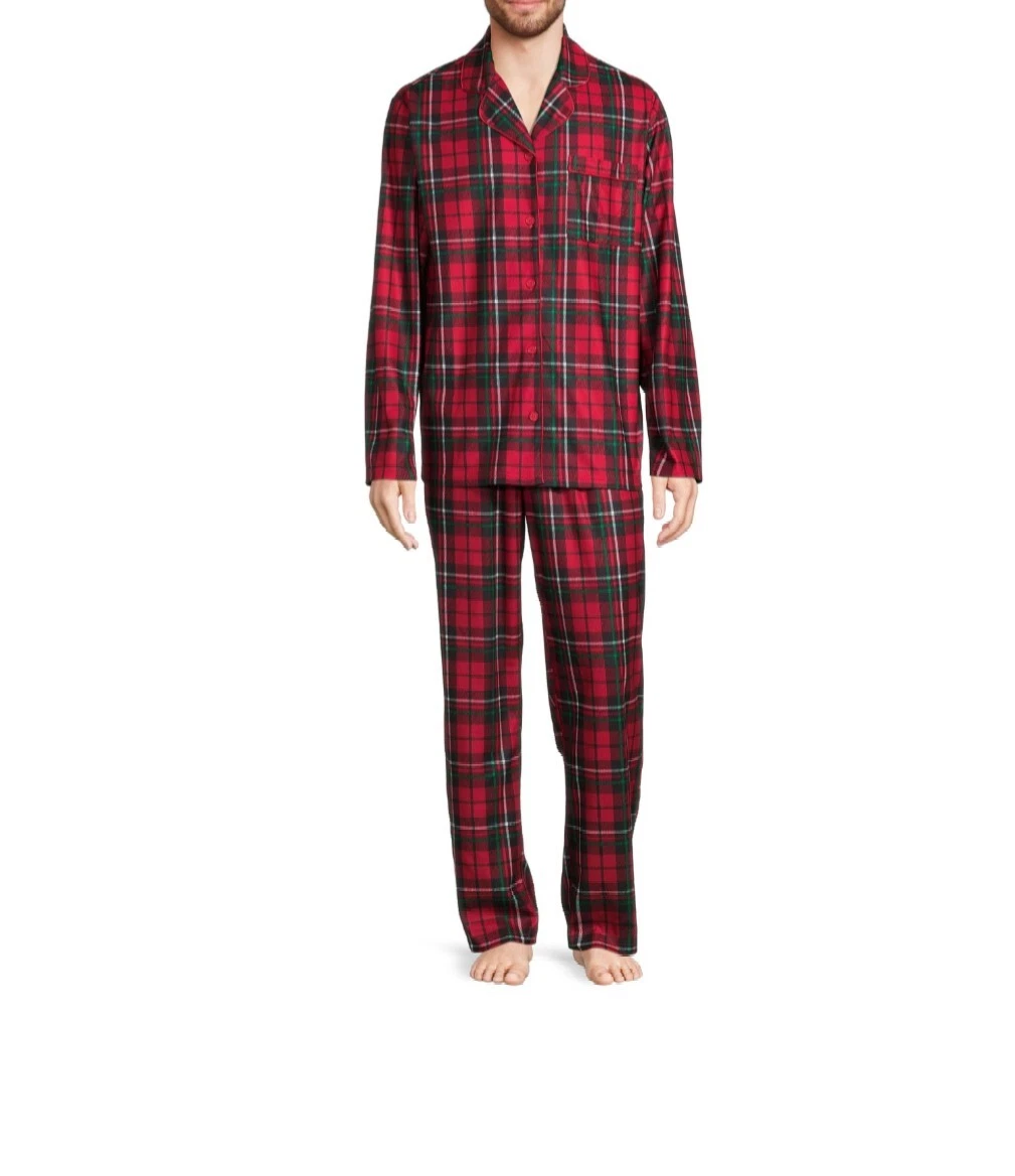 Christmas flannel pajama set new arrivals