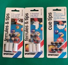 SPORTCRAFT CUE TIPS  FERRULES