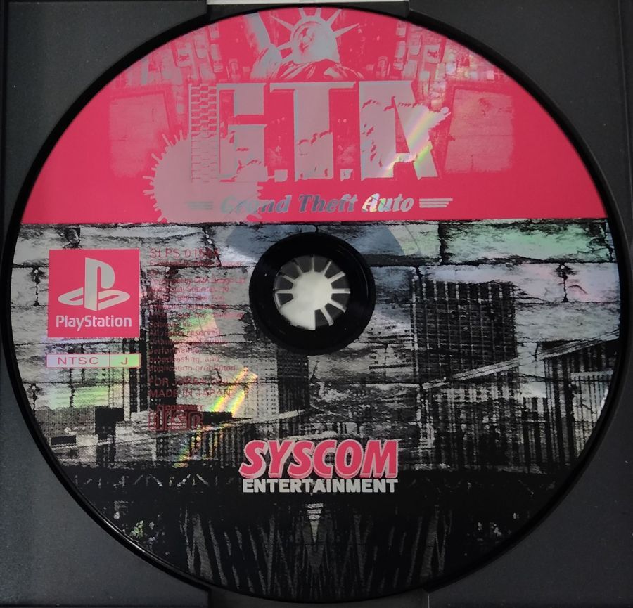 Sony PlayStation PS1 GTA Grand Theft Auto From Japan w/ Box 1247