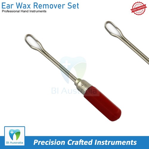 Chiropody Ear Wax Cleaner Loop Waxing Remover Health Ear Care Instruments Set X4 - Bild 6 von 6
