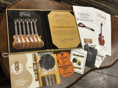 Gibson Custom Shop 60th Anniversary '57 Gold Top Les Paul All Gold