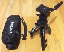 RARE - MT-01 RETICAM SMALL TRIPOD WITH 3-WAY PAN TILT HEAD QUICK RELEASE PLATE