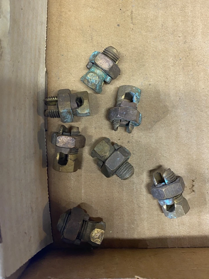 7 conectores de cobre de perno dividido, BLACKBURN 4H, 4 soles Foto 2 de 4