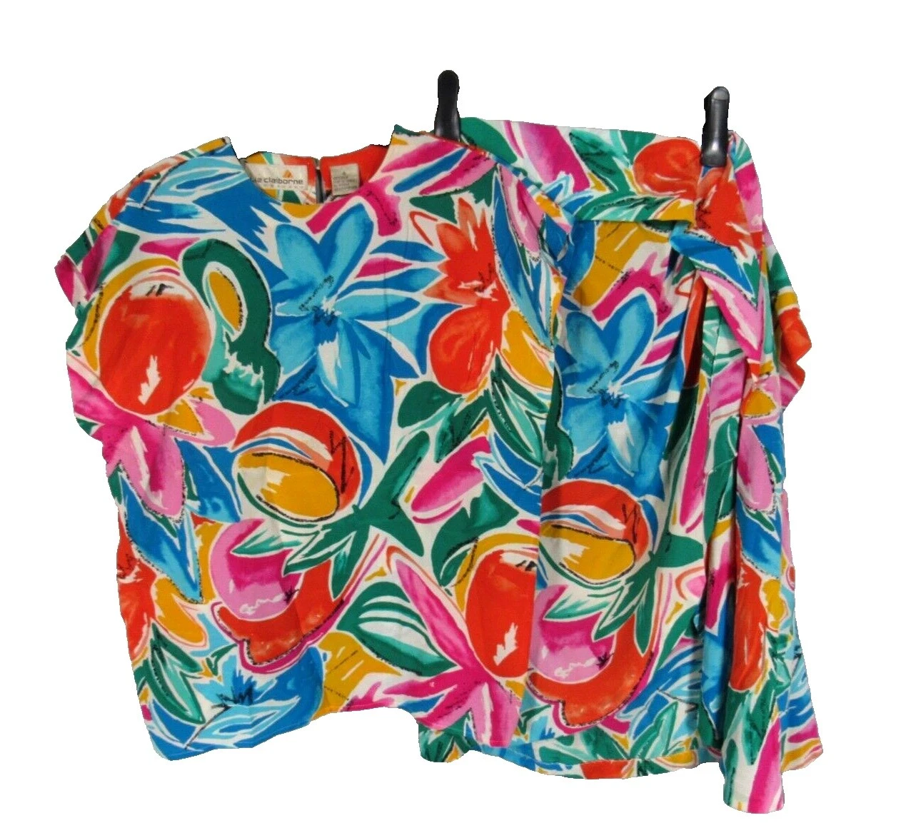 Liz Claiborne 女式 100% 真丝女士复古连衣裙