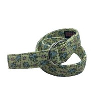 Vineyard Vines D-Ring Belt Kid Size Small 100 Cotton Octopus Shells Multicolor