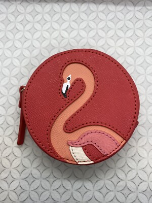 Kate Spade New York Take A Walk on the Wild Side Flamingo Coin