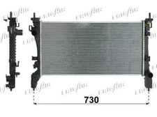 WATER RADIATOR Fiat Qubo 1.3MTJ CITROEN NEMO/PEUGEOT BIPPER 1.4HDI 0104.3160