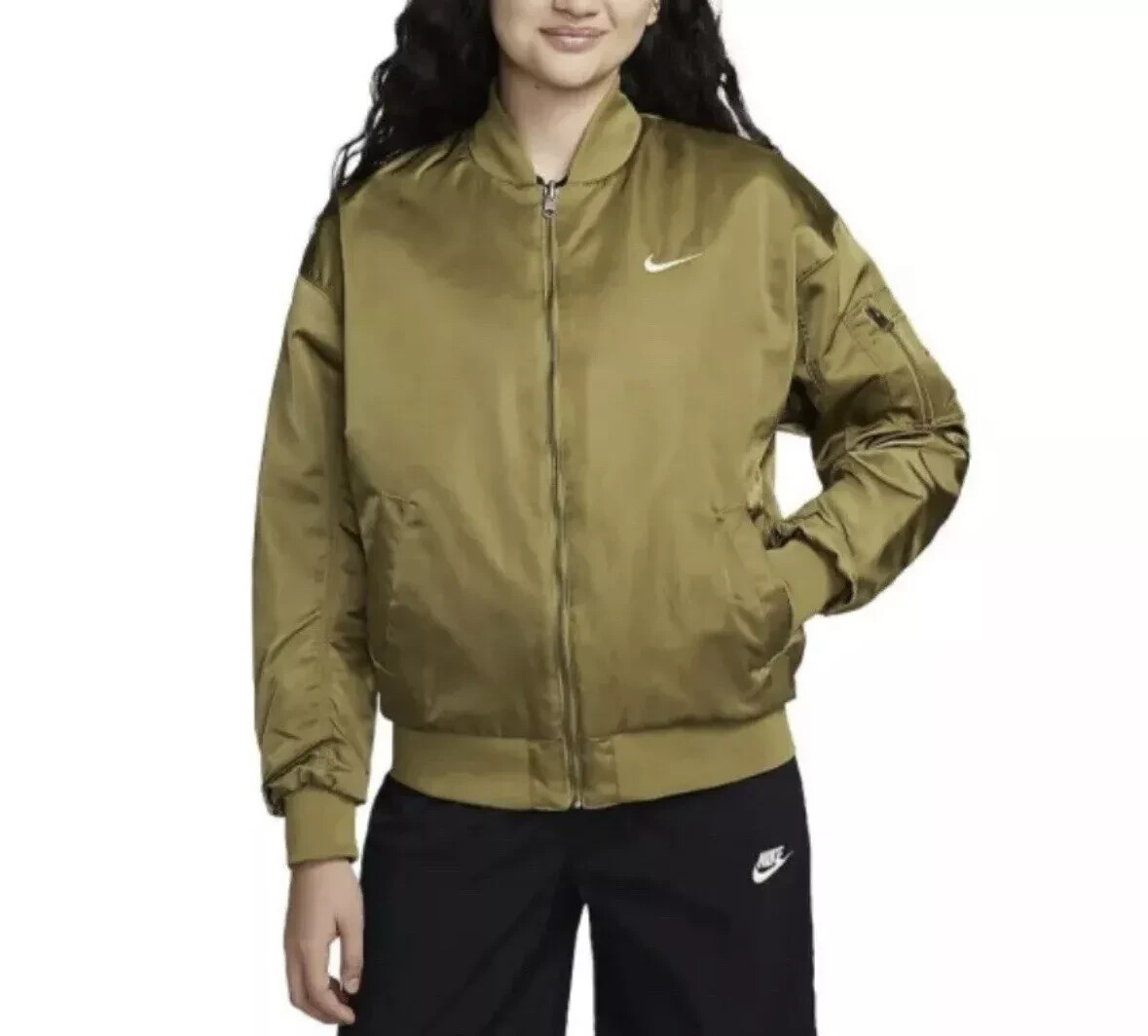 NEW Nike Sportswear Reversible Varsity Bomber Sz M DV7876
