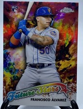 2023 Topps Chrome - Future Stars #FS-17 Francisco Alvarez (RC) New York Mets