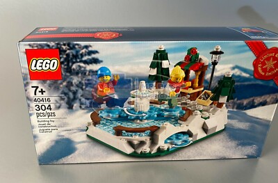 LEGO 40416 Ice Skating Rink Limited Edition IN HAND Holiday GWP