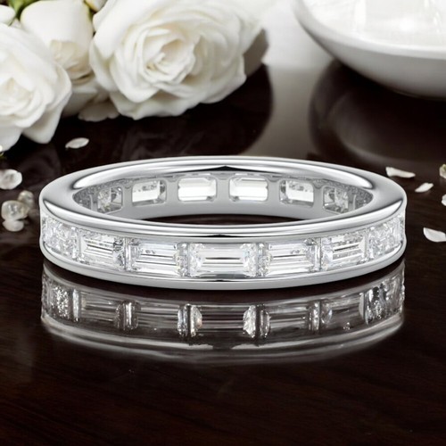 Bracelet Tennis Diamant Marquise 6 Carats Plaqué Or Blanc 14k - Diamants De Laboratoire, Neuf