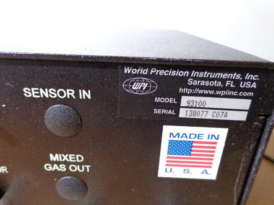 World Precision Instruments WPI 93100 In Vivo Scientific CO2 | eBay