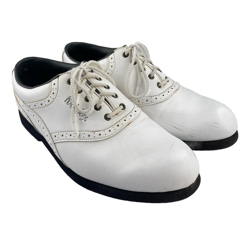 G/FORE Gallivanter Sneaker Femme Blanc Studded Taille 8.5 – Neuf Avec Boîte
