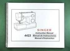 Singer 4423 Instruction Manual: 65 Pages & Protective Covers