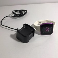 Fitbit Versa Lite Activity Tracker Colorful Fitness Smartwatch FB415 Preowned.