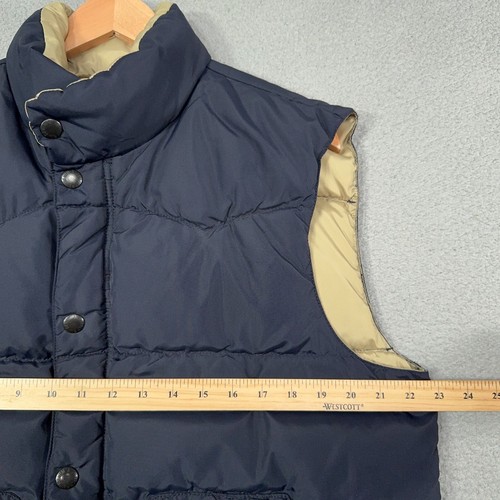 Denim & Supply Ralph Lauren Down Puffer Vest Mens Large Navy Quilted Full Zip - Picture 9 of 12