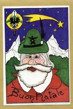 MERRY CHRISTMAS 4° GR. ART. PE.CAM. "PUSTERLA" POSTCARD