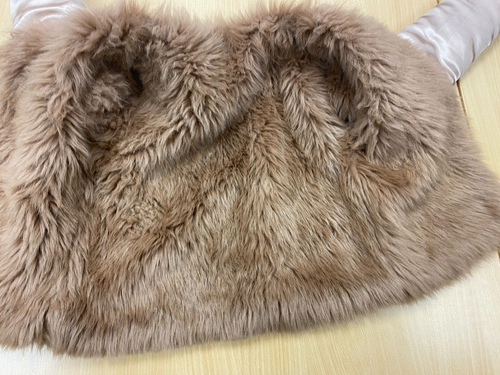 Next Girls Fur Cardigan Short Cut Long Sleeves Winter Faux Fur Coat 11 Years - Picture 3 of 10