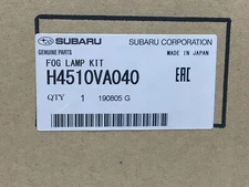 2018-2021 Subaru WRX Fog Light Kit Lamps Bezels Switch & Hardware H4510VA040 oem