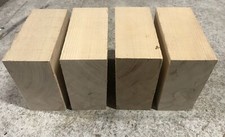 6 X 6 X 3 White ASH Turning Wood Bowl Blanks Square Carving Blanks Qty 4