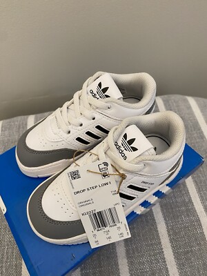 ADIDAS ORIGINALS DROP STEP LOW CASUAL Kids Size 8 New in box