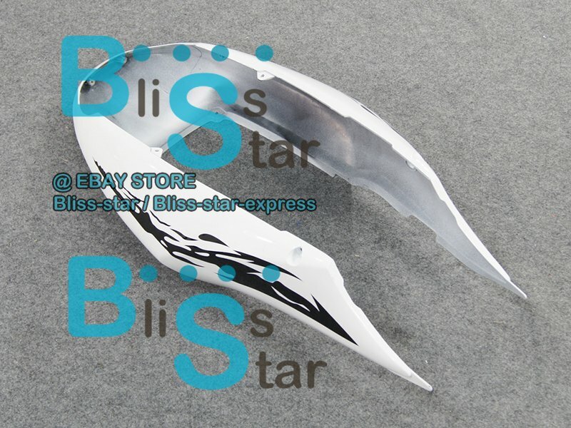 Black Glossy INJECTION Fairing Fit HONDA CBR600F4i 2005 2006 2004-2007 14 A4 image