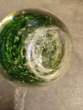 Glass Paperwight Green