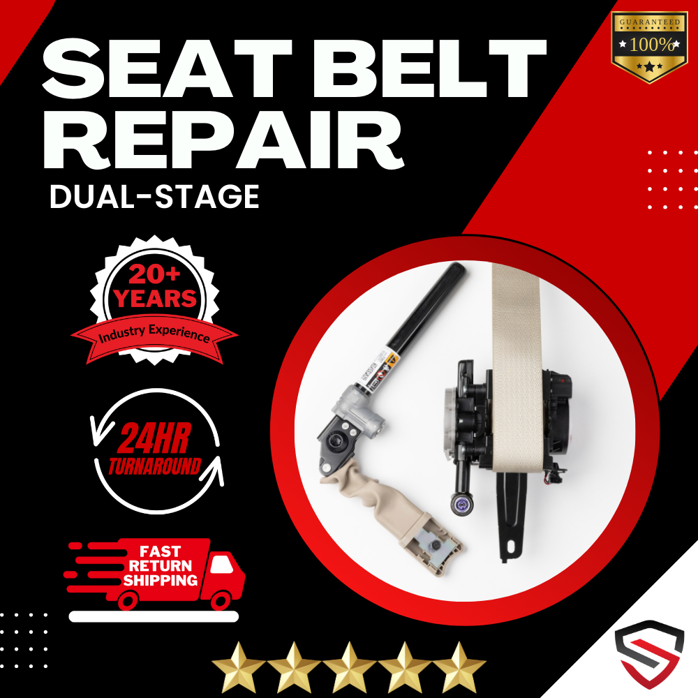 GMC DUAL STAGE SEAT BELT REPAIR SERVICE FOR ALL GMC MAKES