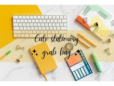 Stationary Grab Bag 35 Surprises Random Stickers Memo Washi Tapes