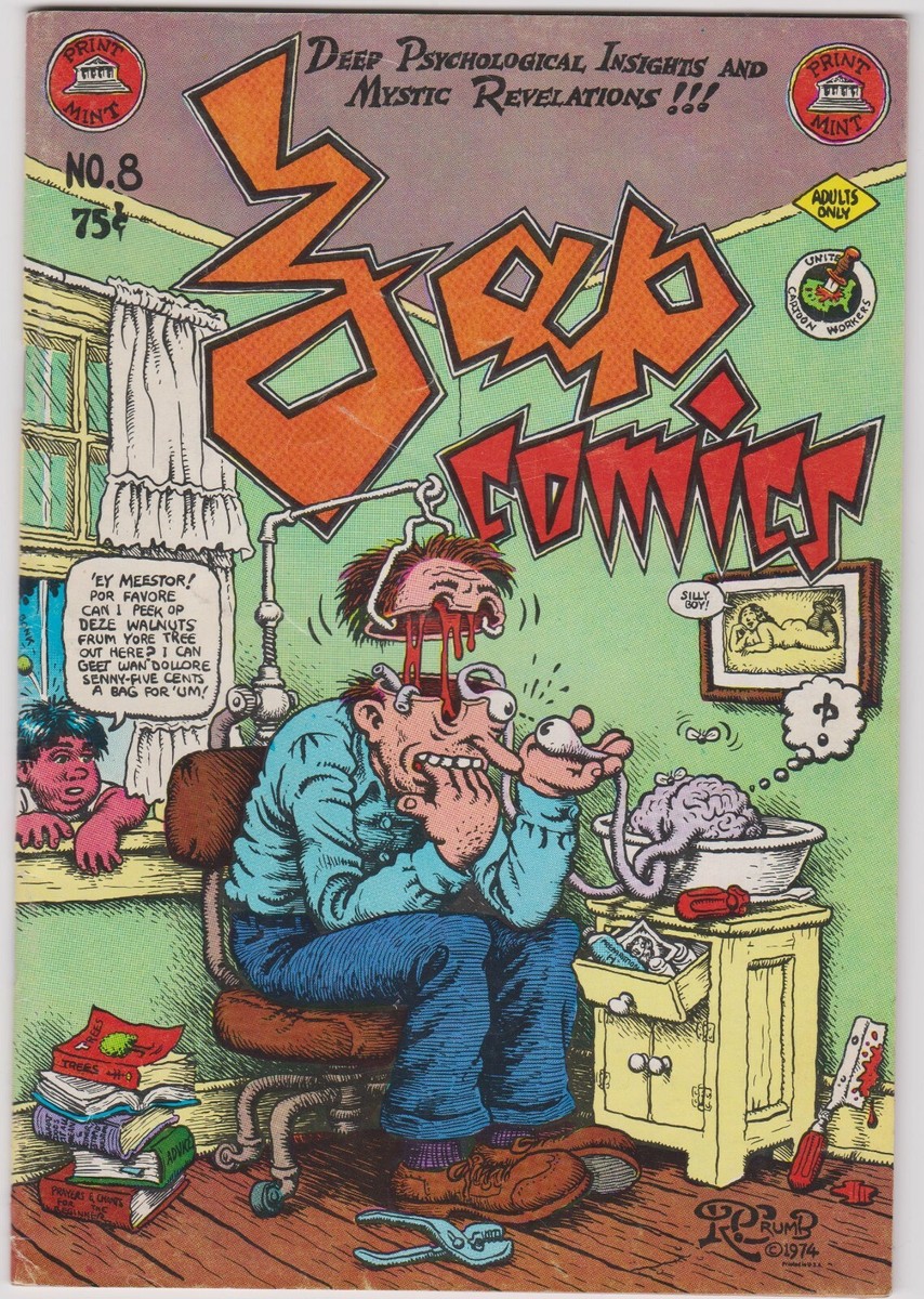 ZAP COMIX #8 1st printing R Crumb G Shelton Spain