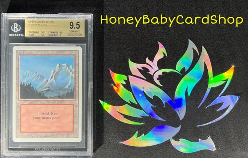 MTG 3rd Edition Revised 1994 Mountain (B) BGS 9.5 GEM MINT Old School 93/94 - Picture 4 of 6