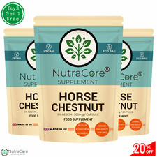 Horse Chestnut Extract Capsules 5000mg ( 300mg Aescin ) Anti-Inflammatory-Vegan
