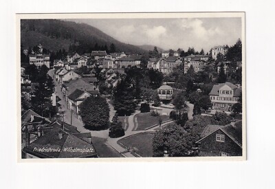 D9197) Postcard Friedrichroda-Wilhelmsplatz-Häsuer details OLD!