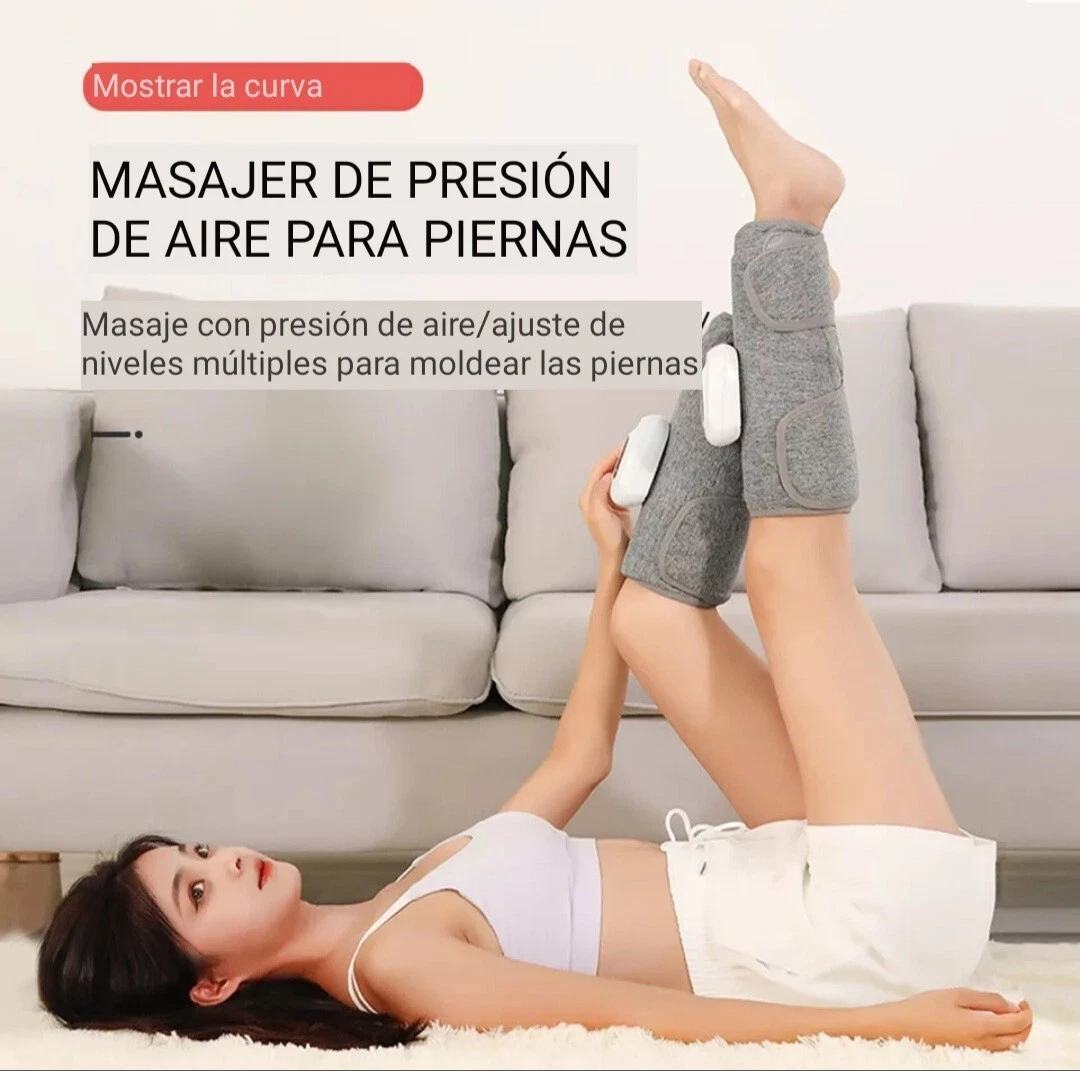 Manual de instrucciones del masajeador de piernas con compresión