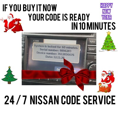 NISSAN RADIO CODE | ALLE MODELLE | BEI SOFORTKAUF IST IHR CODE IN 10 MIN FERTIG